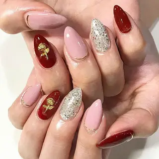 ネイル 渋谷／チップ長さ出し 👑アプレgel-xのネイルデザイン