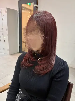 ミディアム カラー カット*カラーモデル 募集中☀️明日香のヘアスタイル