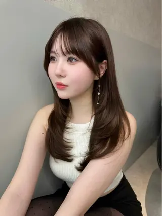 カラー ユナ hearts.店長のヘアスタイル
