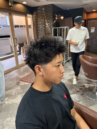 ショート メンズ 衛藤 星芭／カット無料天神のヘアスタイル