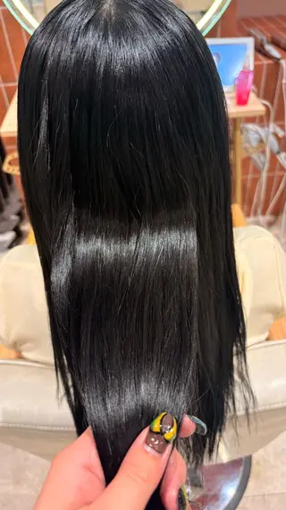 ロング カラー デザインカラー カット/anju🌺のヘアスタイル