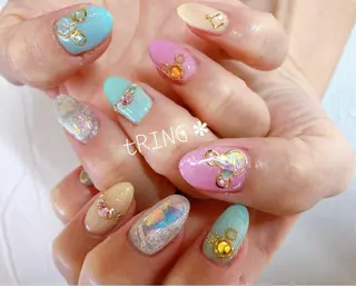 ネイル tRING＊ しいの木台のネイルデザイン