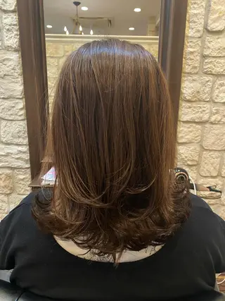 ミディアム カラー ブリーチカラー⸜♡⸝ クルミ🐍のヘアスタイル