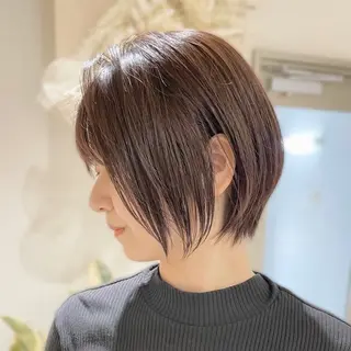ショート 前髪XP/艶カラー /🎀Ayuka🎀のヘアスタイル