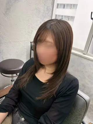 ロング シモイケ ルアのヘアスタイル