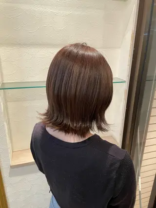 ミディアム 透明感/チョコカラー 💍TAMA💍のヘアスタイル