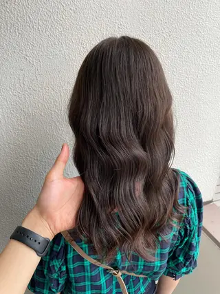 セミロング カラー ベージュカラー💖 やすひろのヘアスタイル