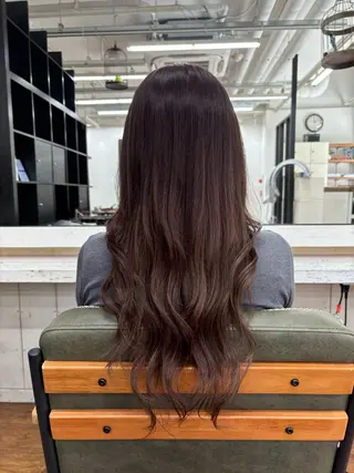 ロング 香野 優子のヘアスタイル
