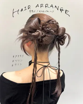 ヘアアレンジ nana🫧池袋/似 合わせカット/パーマのヘアスタイル