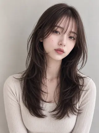 ロング Lutia  チノ リキマル🍀のヘアスタイル