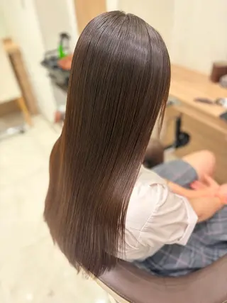 ロング パーマ 🐈‍⬛SARA🎀 縮毛矯正のヘアスタイル