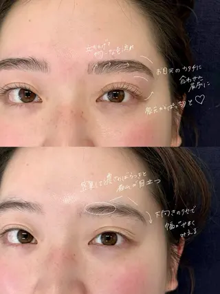 マツエク・マツパ 吉祥寺kasumi 🌛eye/browのマツエク・マツパデザイン