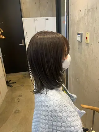 ミディアム honen RUKAのヘアスタイル