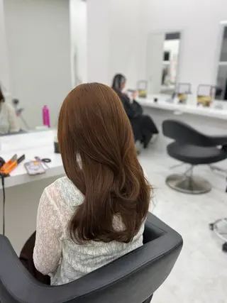 ロング カラー 🤍レイヤー/顔周り /hirari🤍のヘアスタイル