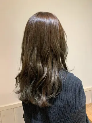 ロング カラー 💖クボ モモ💖のヘアスタイル