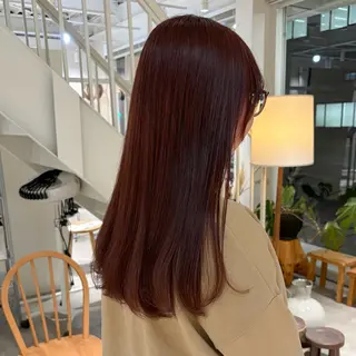 ロング カラー 周東 芽依のヘアスタイル
