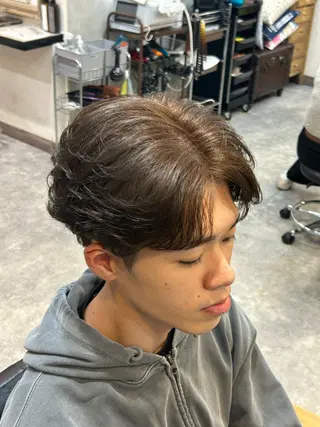 カラー パーマ 水戸/透明感カラー✨ 長谷川凌久のヘアスタイル