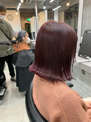 ショート カラー 🌸MAYU🌸 ハイトーン➕レイヤーのヘアスタイル