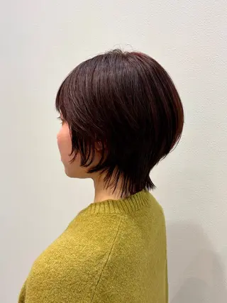 ショート カラー 征矢 真緒のヘアスタイル