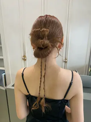 ロング ヘアアレンジ 髪質改善特化🥣🫧 天神美容室のヘアスタイル