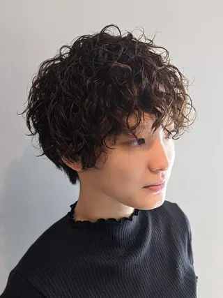 ショート パピヨンロゼ中川 髪質改善/低ダメージのヘアスタイル
