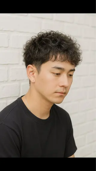 パーマ メンズ 長谷川 ゆりのヘアスタイル