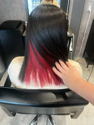 ミディアム ink aiのヘアスタイル