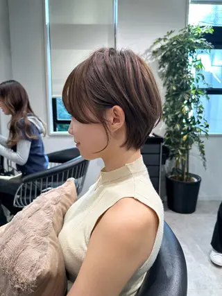 ショート 縮毛矯正/レイヤー taiga🧡のヘアスタイル