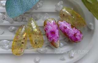 ネイル PINK PEONY AMIのネイルデザイン