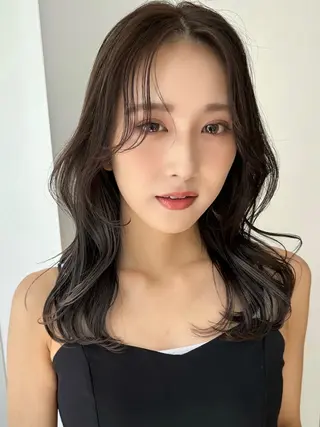 セミロング ヘアアレンジ 北村 誉 /パーソナルカラーのヘアスタイル