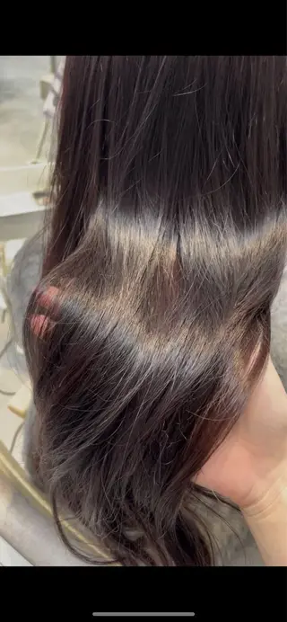 ロング カラー 森 はるかのヘアスタイル