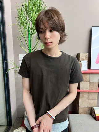 ショート カラー メンズ 小笠原悠斗 /メンズヘアのヘアスタイル