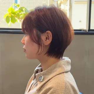 ショート ショート/40代から の似合わせ/たかいのヘアスタイル