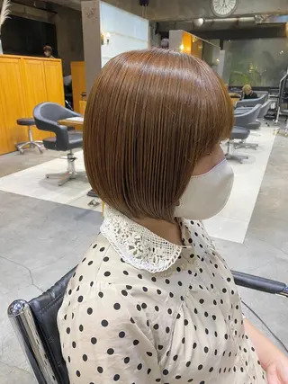 ショート カラー 透明感カラー🌿 グレージュ🐺陽介のヘアスタイル