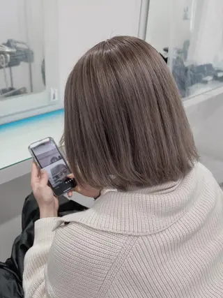 ショート カラー ヘアアレンジ ダブルカラー｜ なおき｜池袋美容師のヘアスタイル