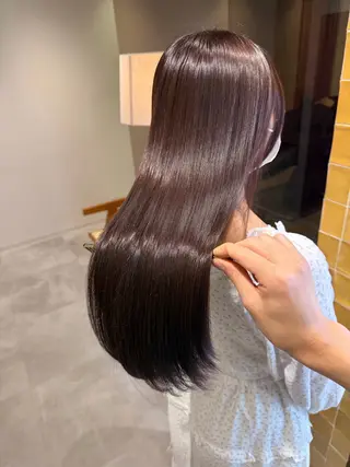 ロング カラー 艶髪/透明感 髪質改善 YUKIのヘアスタイル