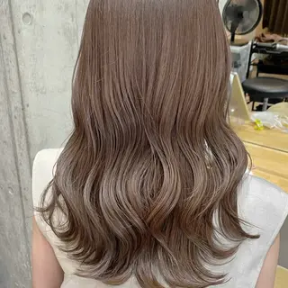 ロング カラー ブリーチなし 暖色カラー/井上あいのヘアスタイル
