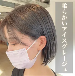 ショート カラー ヘアアレンジ REONA🪽✨薬院 レイヤーカット🫧のヘアスタイル