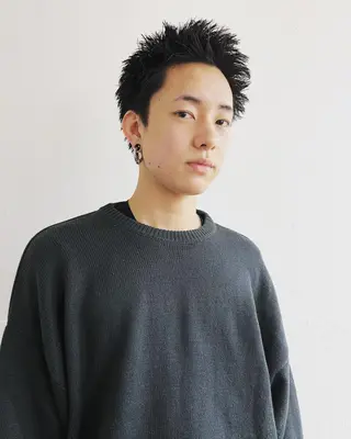 ショート メンズ メンズ専門ブリー チカラー⚡️リュウジのヘアスタイル