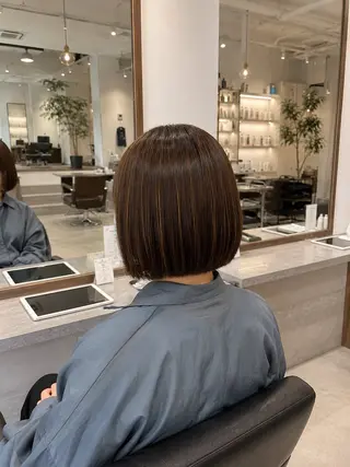 セミロング カラー 田中 和葉のヘアスタイル