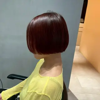 ショート カラー 艶髪/ボブモデル 募集🫧terukaのヘアスタイル