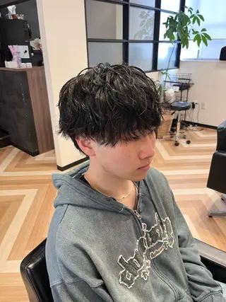 パーマ メンズ ✨山岸　泰輝 ARISE✨のヘアスタイル