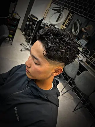 ショート パーマ メンズ men'slapis YUTOのヘアスタイル