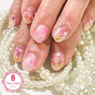 ネイル 💗🪽Tiary Nail🪽💗のネイルデザイン