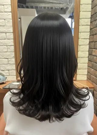ミディアム flencia 丸 和博|カットのヘアスタイル