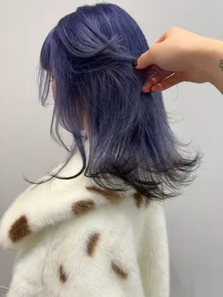ミディアム カラー 🫧ハイトーン✨格安 より質💐マンツーマのヘアスタイル