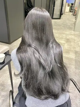 ロング カラー NOVA天王寺 武元 裕聖のヘアスタイル