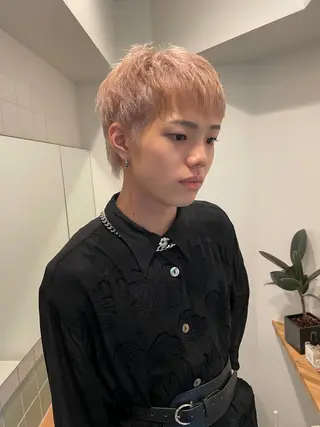 ショート カラー ボブ/レイヤーカット 縮毛矯正/コウキ新宿のヘアスタイル