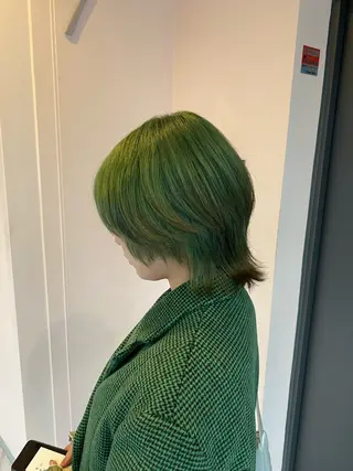 カラー 楓🦋韓国系レイヤー / 透明感カラー🤍のヘアスタイル