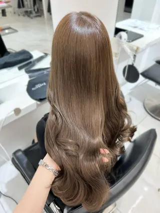 ロング カラー 盛れる顔周り🤍渋谷 Risa🎀のヘアスタイル